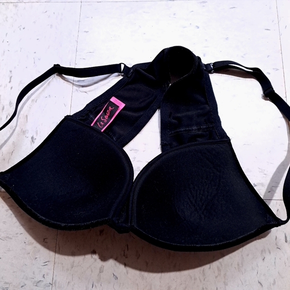 La senza | Elegant Black Velvet Bralette - Picture 5 of 7